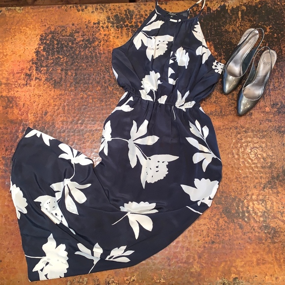 Lucky Brand Dresses & Skirts - Lucky Brand Vines Print Silk Maxi Dress